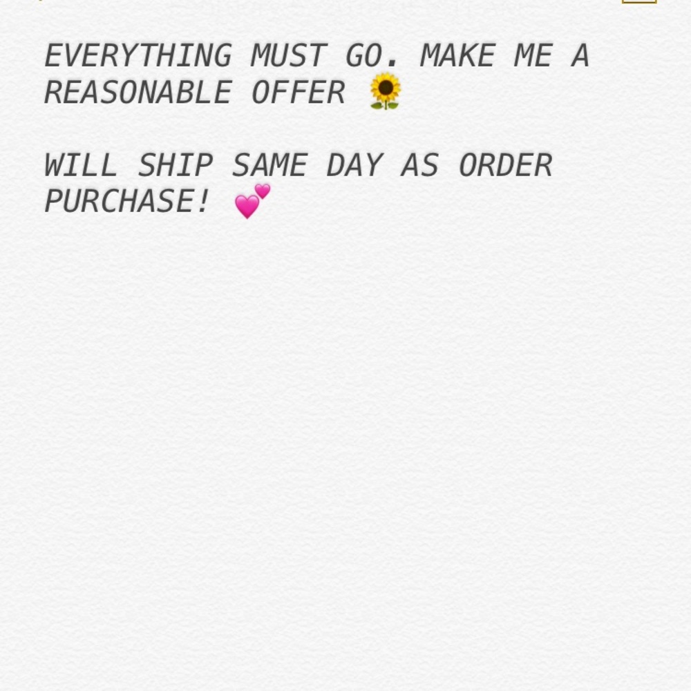 Everything Must Go Sale!